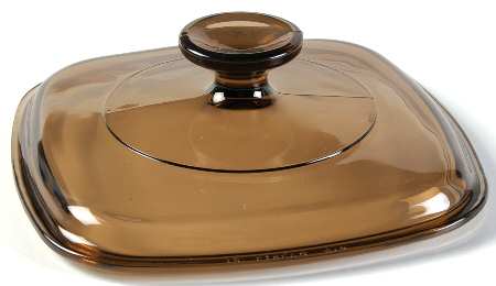 Corning & Pyrex Lids & Accessories Brown Glass Lid #A-7-C