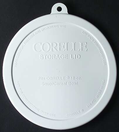 Corning & Pyrex Lids & Accessories White Plastic Lid #418-PCW