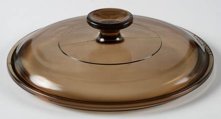 Corning & Pyrex Lids & Accessories #N-2.5-C Brown Glass Lid