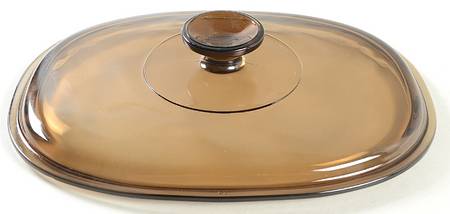 Corning & Pyrex Lids & Accessories Brown Glass Lid #DC-1.5-C