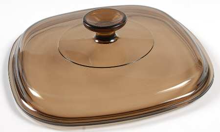 Corning & Pyrex Lids & Accessories Brown Glass Lid #A-9-C