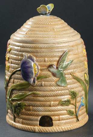 Botanical Garden Figural Cookie Jar & Lid