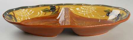 French Olives Oval Divided Server