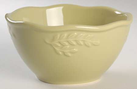 Cuisineware Green (Embossed Leaves) Individual Ice Cream Dish