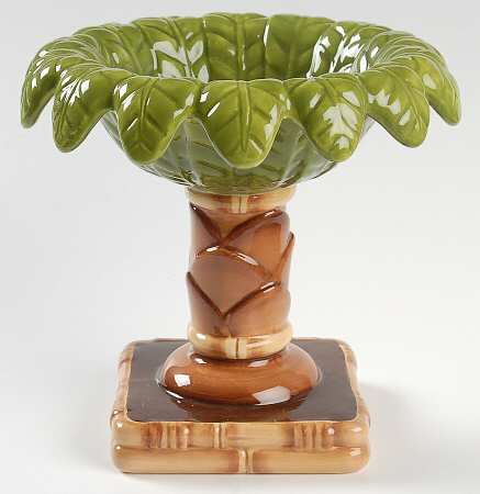 Palm Island Figural Compote