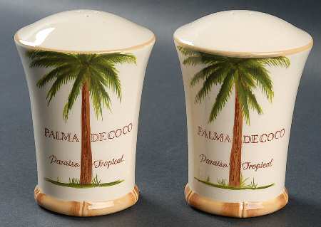 Palm Island Salt & Pepper Set