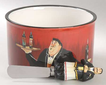 Bistro Dip Bowl & Spreader Set