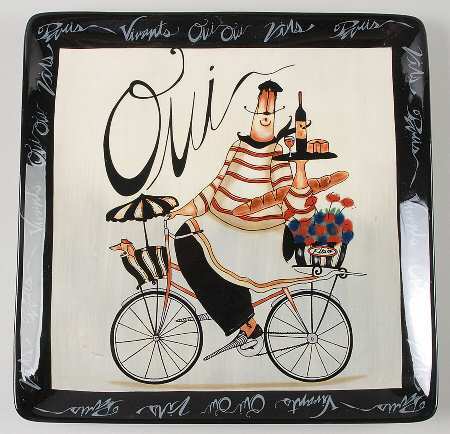 Paris Chefs 12" Square Serving Platter