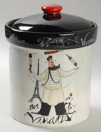 Paris Chefs Medium Canister & Lid with Seal Ring