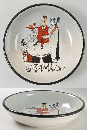 Paris Chefs 9" Soup/Pasta Bowl