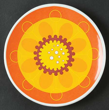 Modern Garden Canape Plate