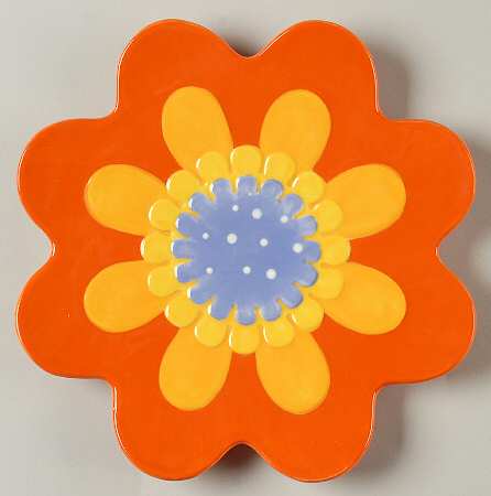 Modern Garden Figural Salad Plate