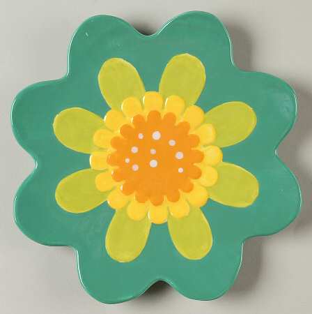 Modern Garden Figural Salad Plate