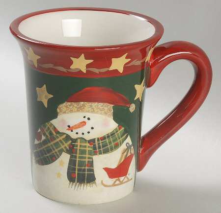 Starry Snowman Mug