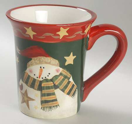 Starry Snowman Mug