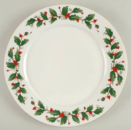 American Holly 12" Chop Plate (Round Platter)