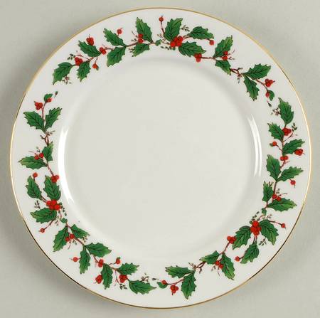 American Holly Bread & Butter Plate