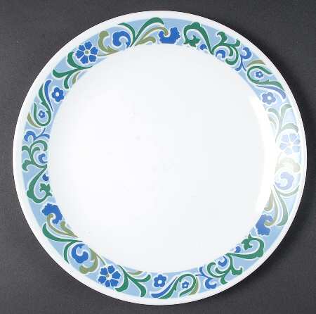 Serenity (Blue Floral, Corelle) by Corning Corelle