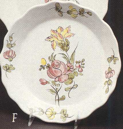 French Flower 9" Individual Pasta Bowl