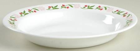 Spring Pink (Corelle) Rim Soup Bowl