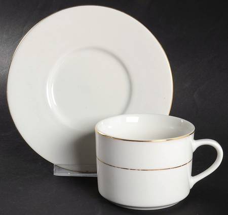 Carol Flat Cup & Saucer Set