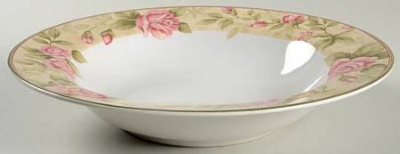 Chelsea Rose Large Rim Soup Bowl
