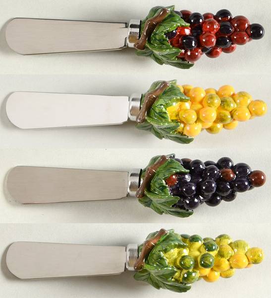 Wine Cellar Individual Spreader - Set of 4 Motifs