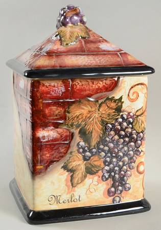 Wine Cellar Extra Large Canister & Lid