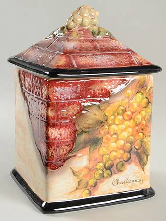Wine Cellar Large Canister & Lid