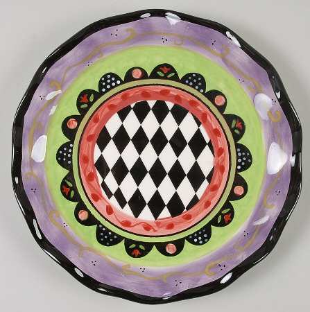 Rose Garden Salad/Dessert Plate