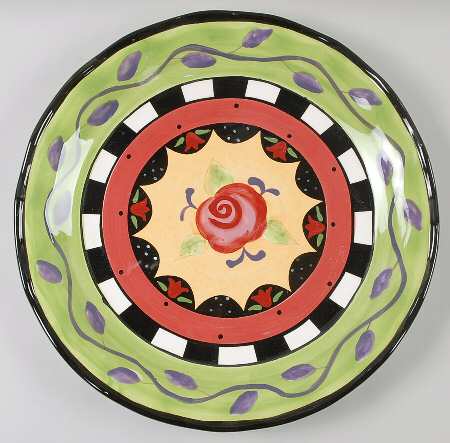 Rose Garden 14" Chop Plate (Round Platter)