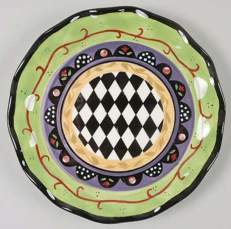 Rose Garden Salad/Dessert Plate