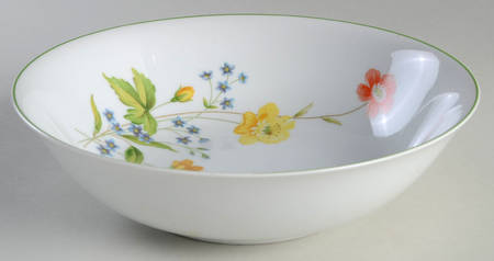 April Showers 9" Round Vegetable Bowl