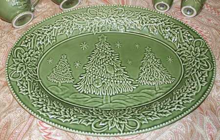 Peace on Earth 14" Oval Serving Platter
