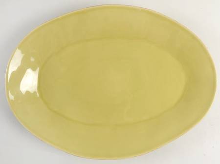 Marin Green 15" Oval Serving Platter