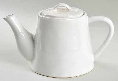 Marin White Teapot & Lid