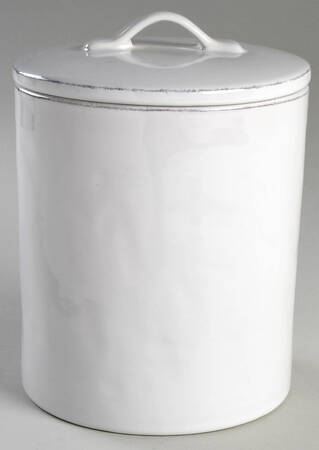 Marin White Medium Canister & Lid