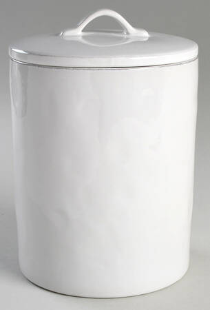 Marin White Large Canister & Lid