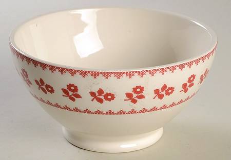 Belgian Rose Soup/Cereal Bowl