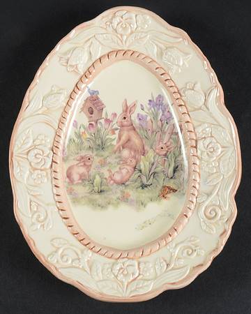 Easter Treasures 7" Oval Tray