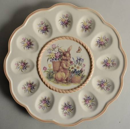 Easter Treasures Deviled Egg Plate
