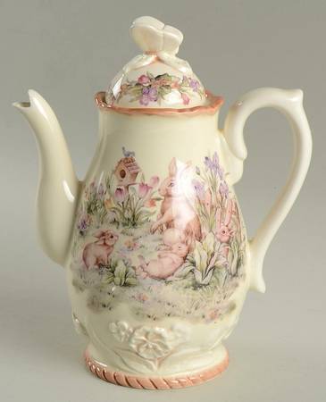 Easter Treasures Mini Coffee Pot & Lid