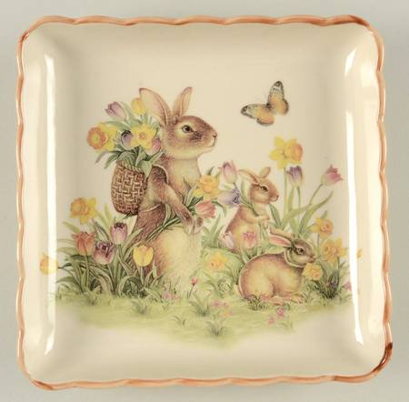 Easter Traditions Tray for 6 Piece Tea Set