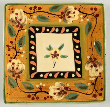 Brigette Square Salad Plate
