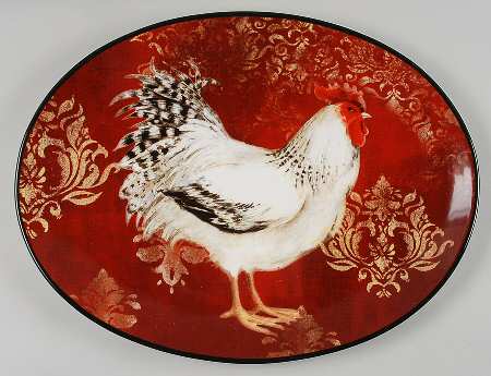 Avignon Morning 16" Oval Serving Platter