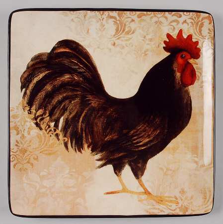 Avignon Morning Square Dinner Plate