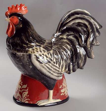 Avignon Morning Figural Cookie Jar & Lid