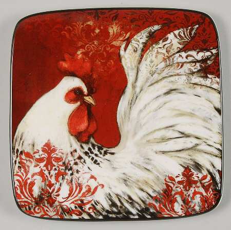 Avignon Morning Flat Cake Plate/Cheese Plate
