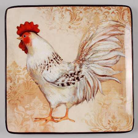 Avignon Morning Square Dinner Plate