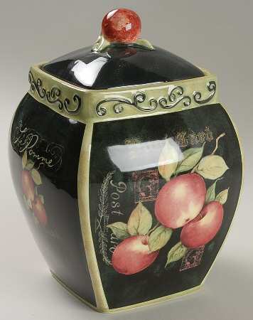 Parisian Fruit Small Canister & Lid